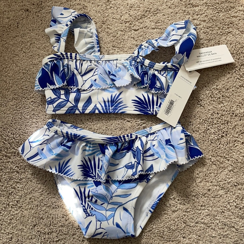 Janie and Jack two piece bathing suit set